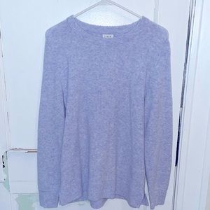 NWOT J.CREW comfy sweater light purple